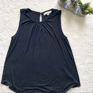 4 for $25 || Loft | Black Tank Top